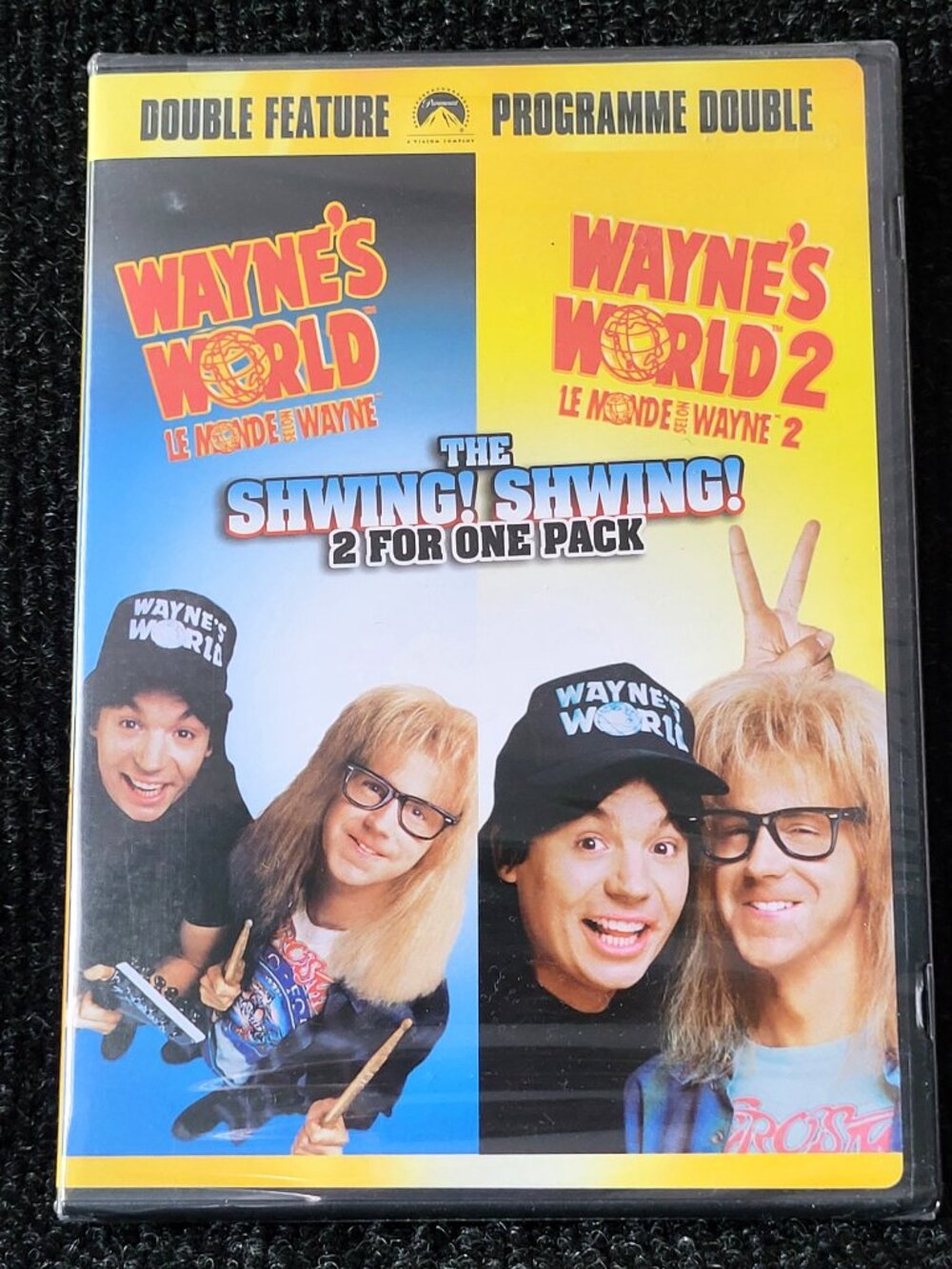 *NEW* WAYNE'S WORLD 1 & 2 Double Feature DVD Mike Myers Dana Carvey